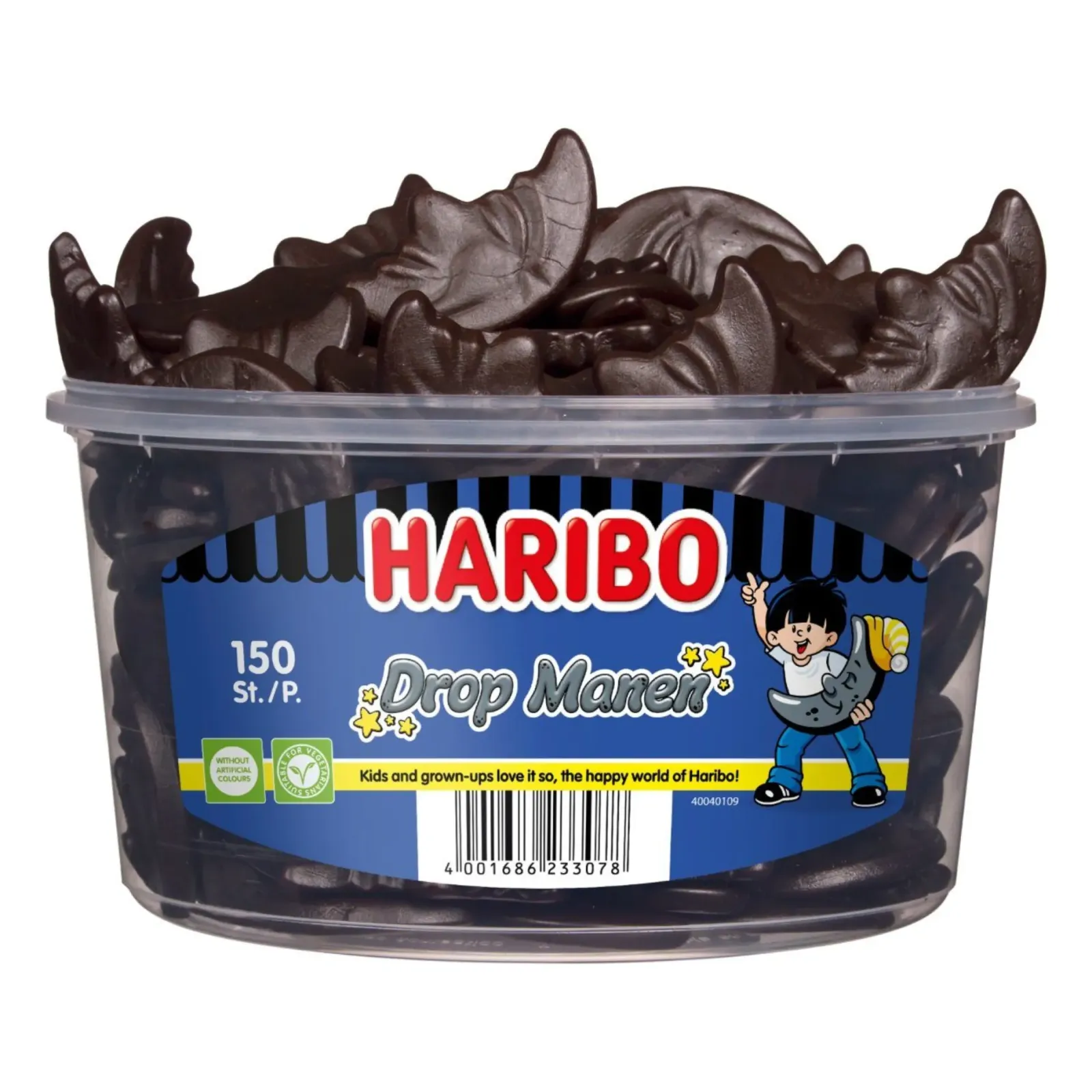Haribo Drop Halve Manen (150 stuks) Hot