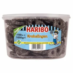 Haribo Drop Krakelingen (150 stuks) Hot