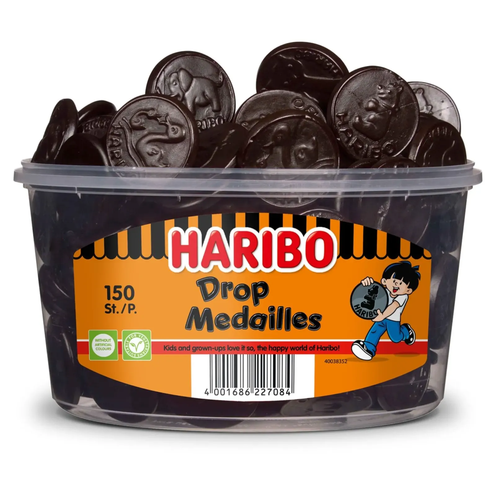 Haribo Drop Medailles (150 stuks) New