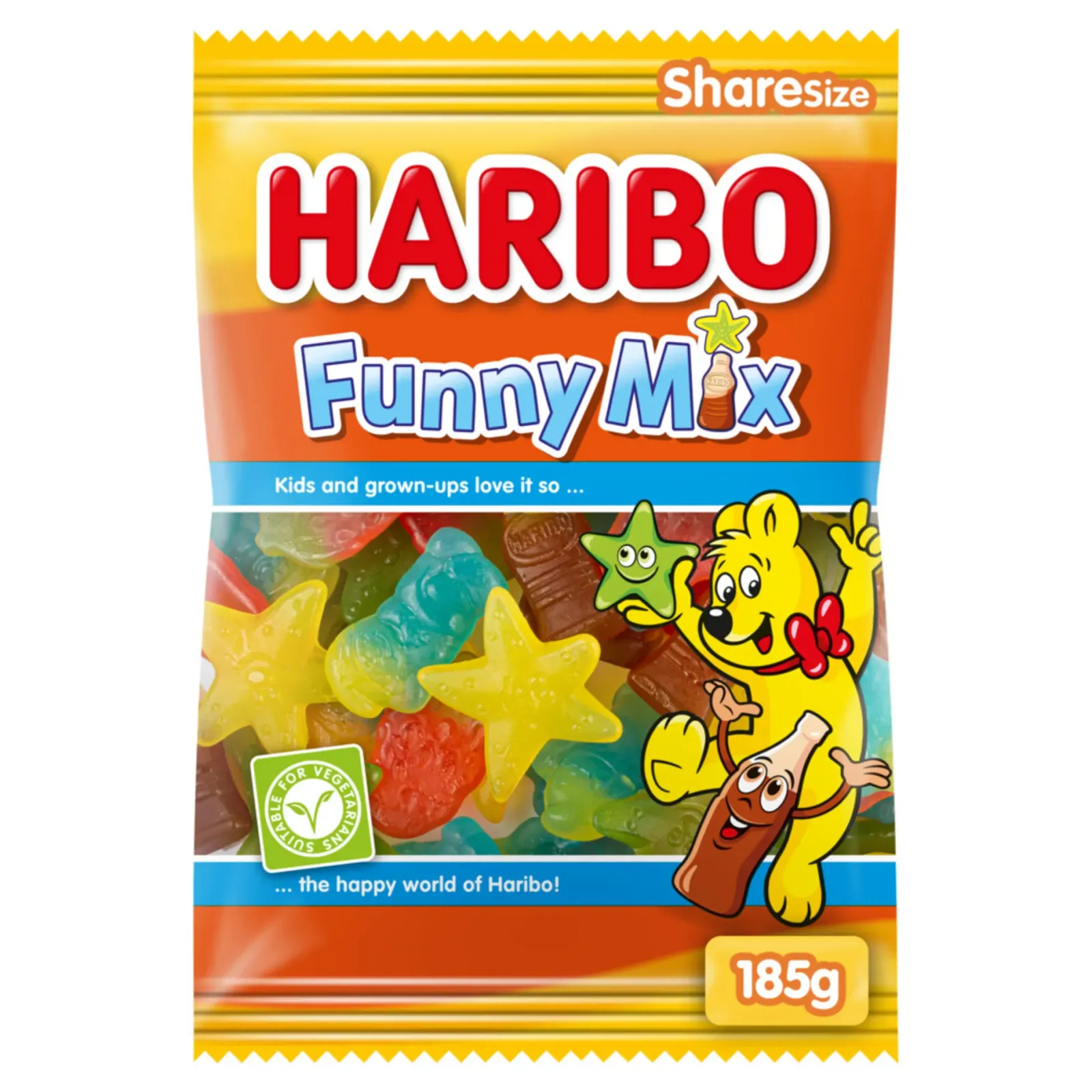 Haribo Funny Mix Zakje (28x 75gr) Clearance