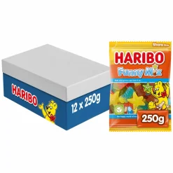 Haribo Funny Mix Zak (12x 250gr) Clearance