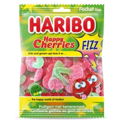 Haribo Happy Cherries Fizz zak (14x 200gr) Clearance