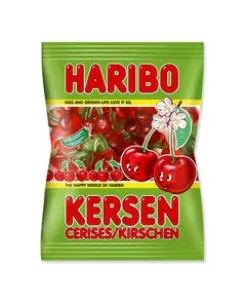 Haribo kersen zak 185 gr Hot