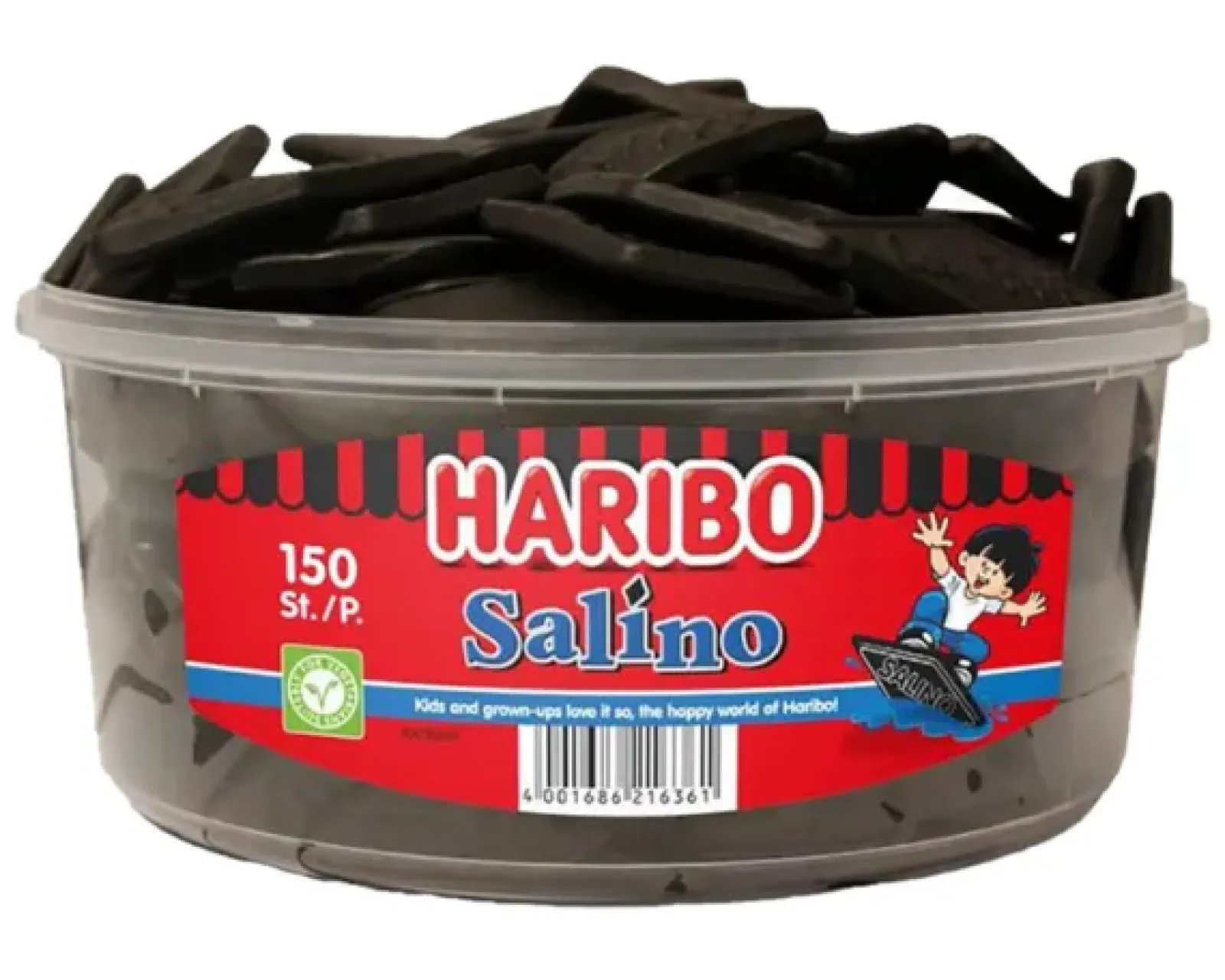 Haribo Salino (150 stuks) Hot