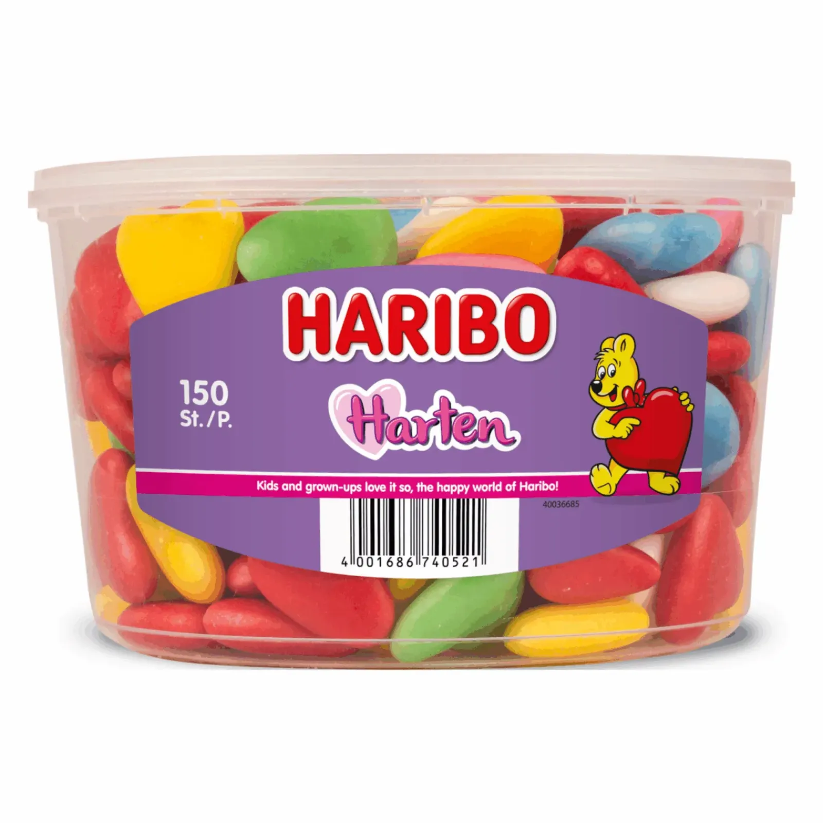 Haribo Schuim Harten (150 stuks)