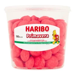 Haribo Schuim Primavera Aardbeien (150 stuks) Outlet