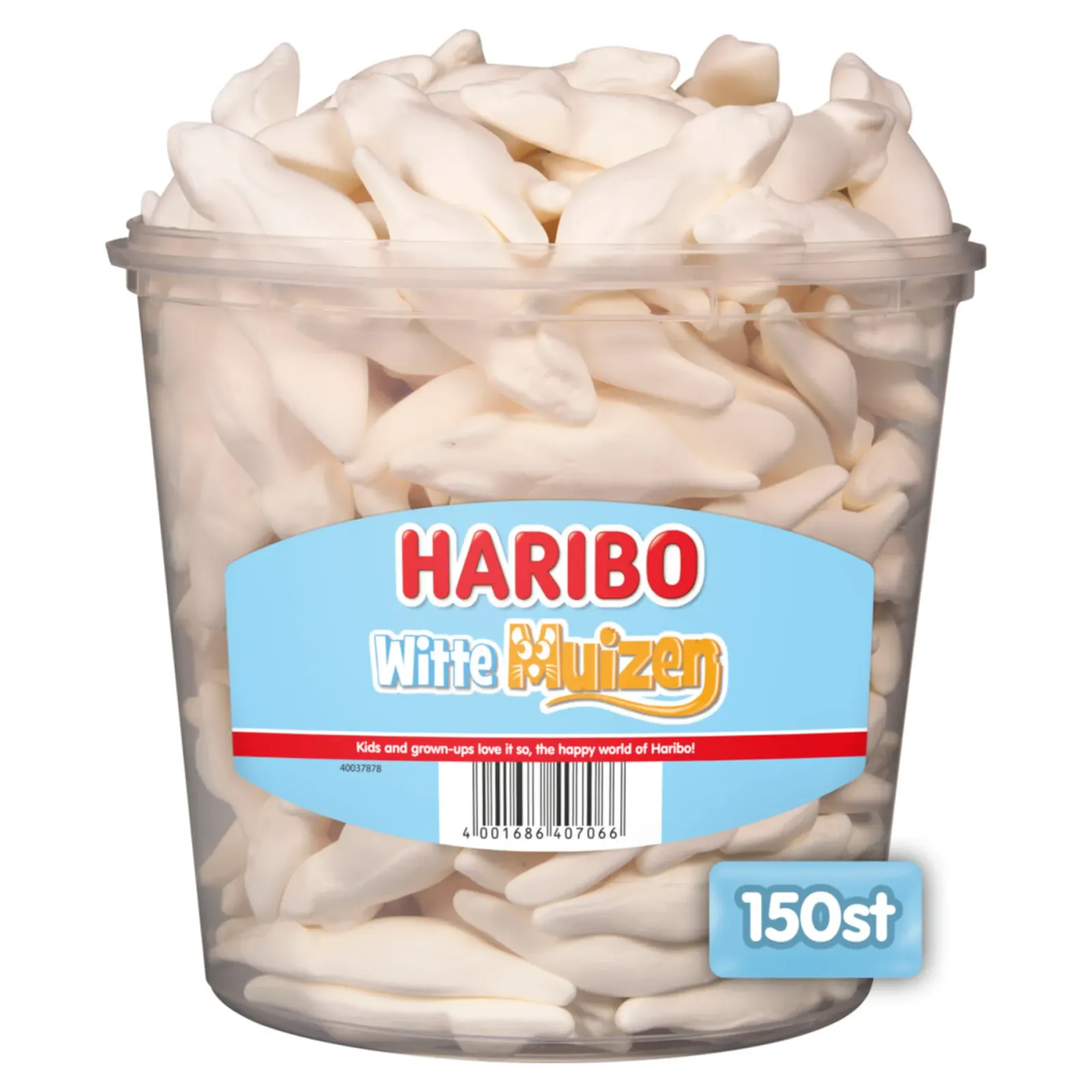 Haribo Schuim Witte Muizen (150 stuks) Sale