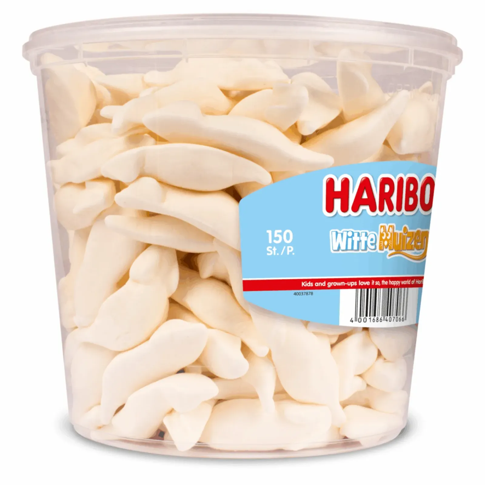 Haribo Schuim Witte Muizen (150 stuks) Sale