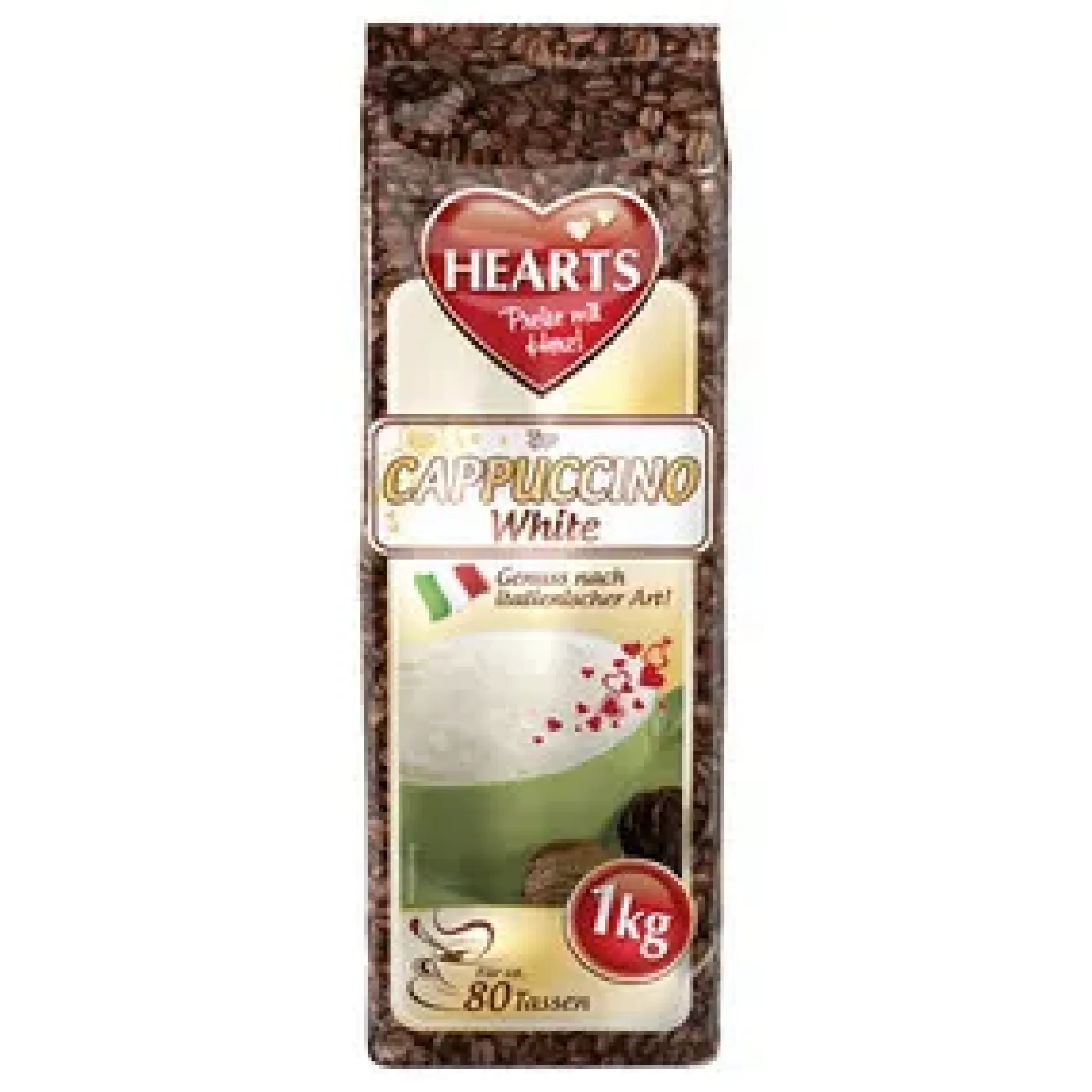 Hearts Cappuccino White (10x 1000gr) Sale