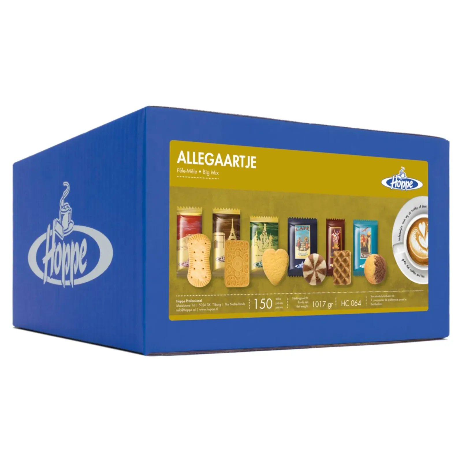 Hoppe Koffiekoekjes Allegaartje 6 Soorten (150 stuks) Hot