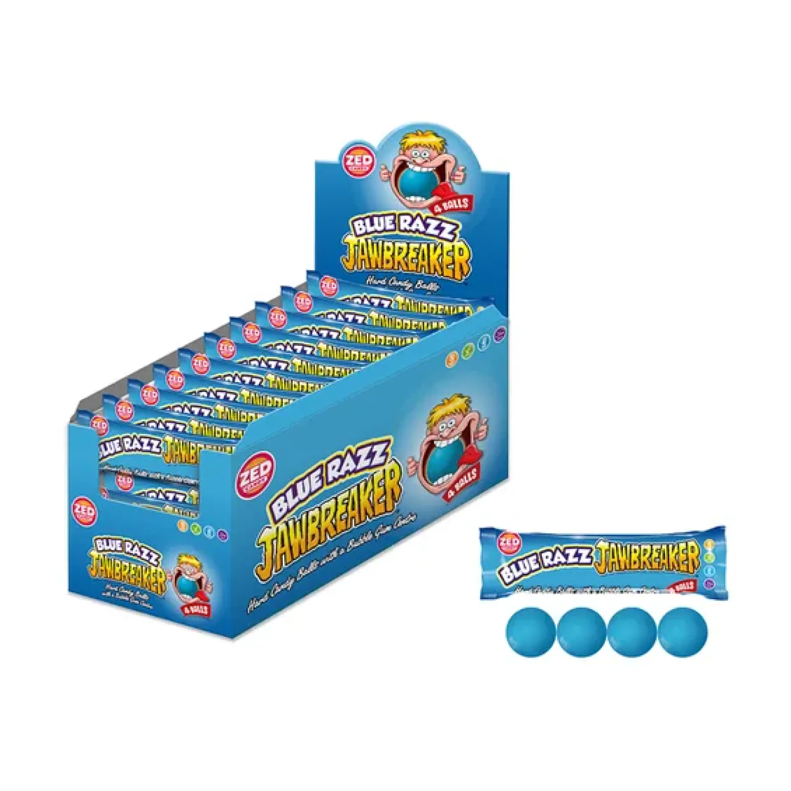 Zed Candy Jawbreaker Blue Raspberry (40x 4-pack) Sale