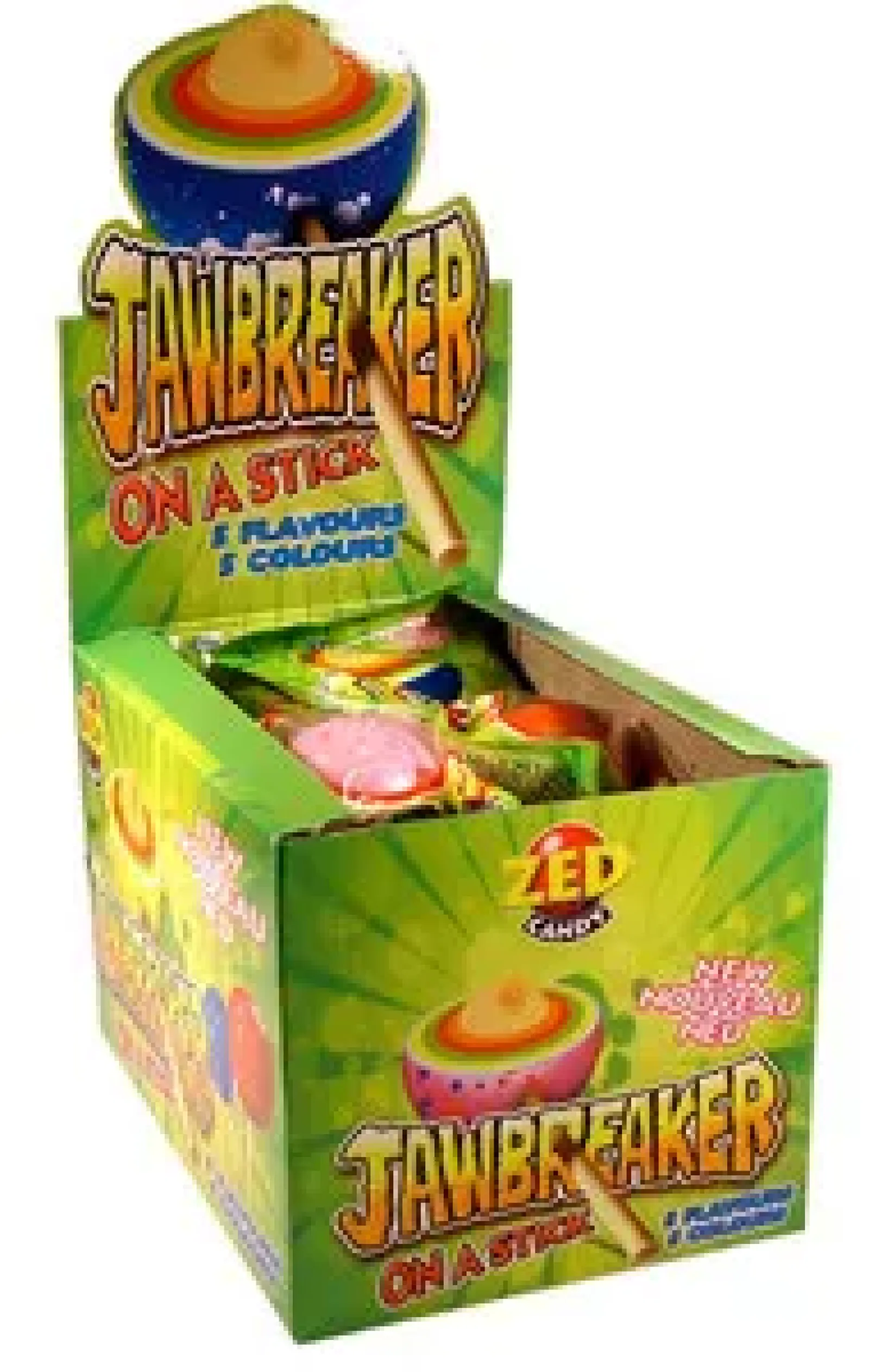 Zed Candy Jawbreaker On A Stick (15 stuks) Outlet