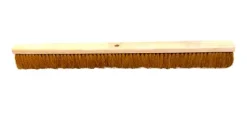 Merkloos Kamerbezem kokos plat hout (100cm) New
