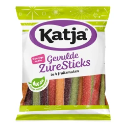 Katja Gevulde Zure Sticks zak (20x 125gr) Hot