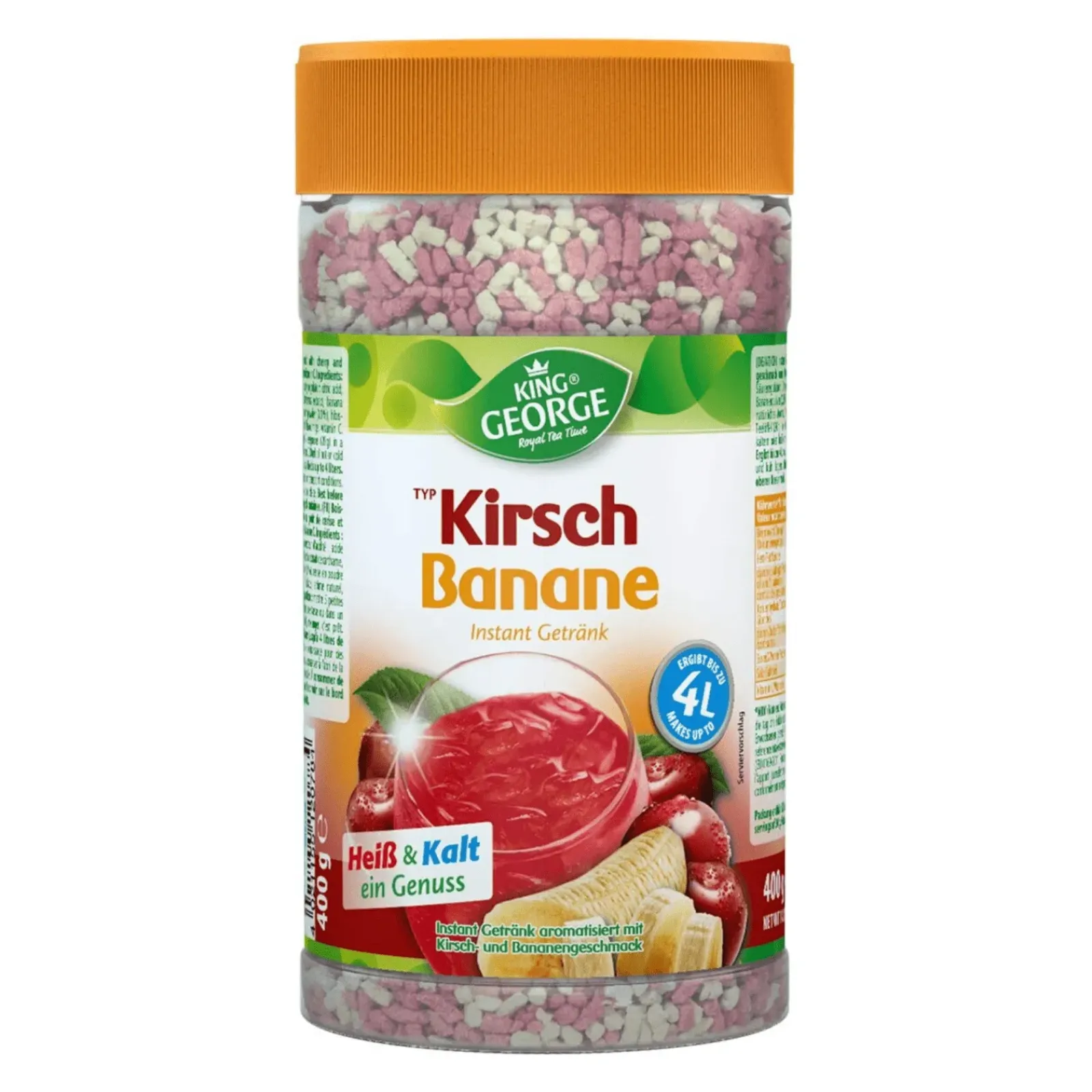 King George Getrank Kers & Banaan (12x 400gr)