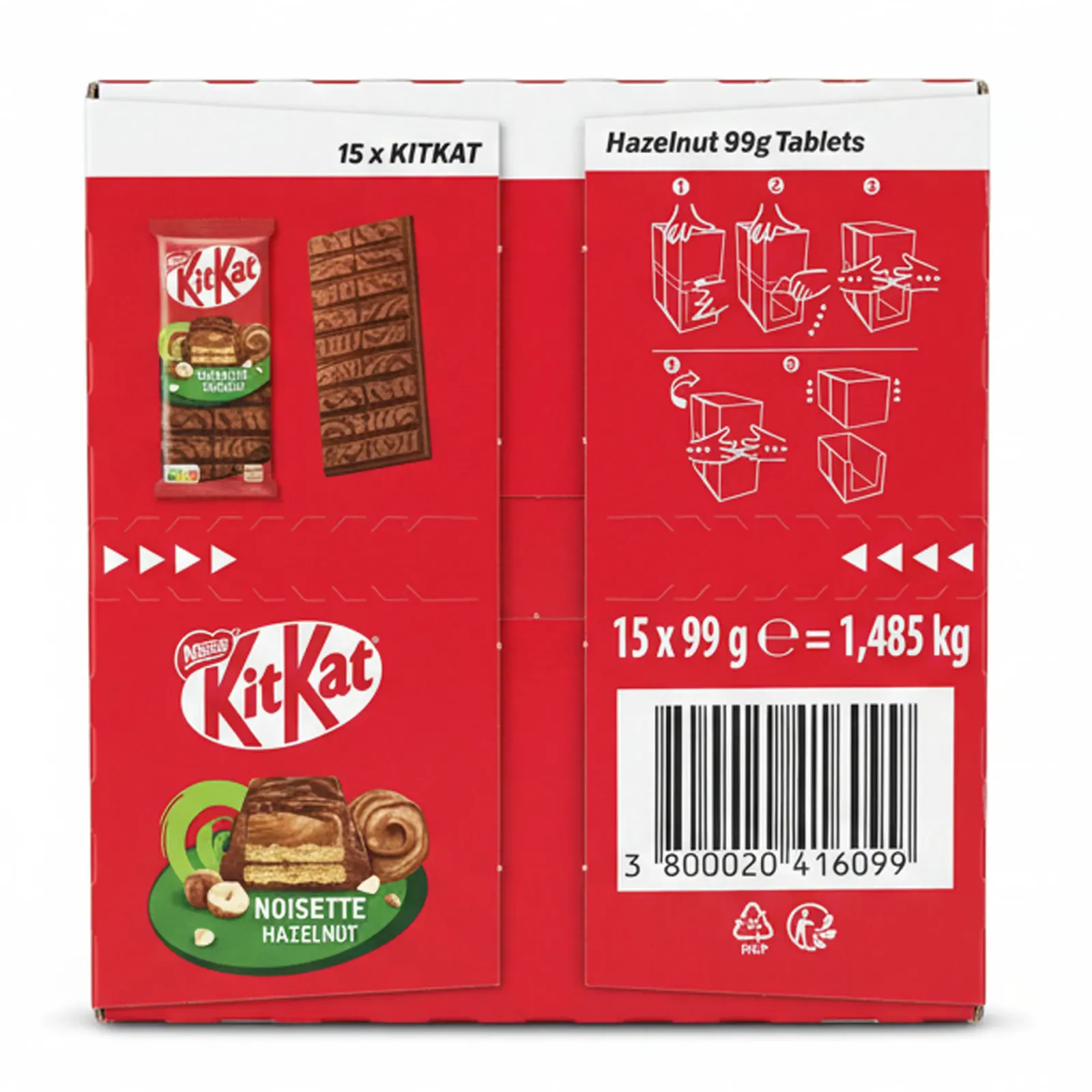 KitKat Tablet Hazelnoot (15x 99g) Sale