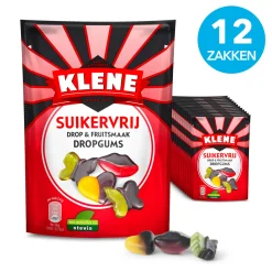 Klene Suikervrij Dropgums (12x 110gr) Hot