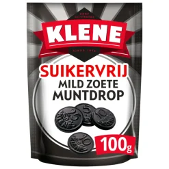 Klene Suikervrij Mild Zoete Muntdrop (12x 100gr) Best