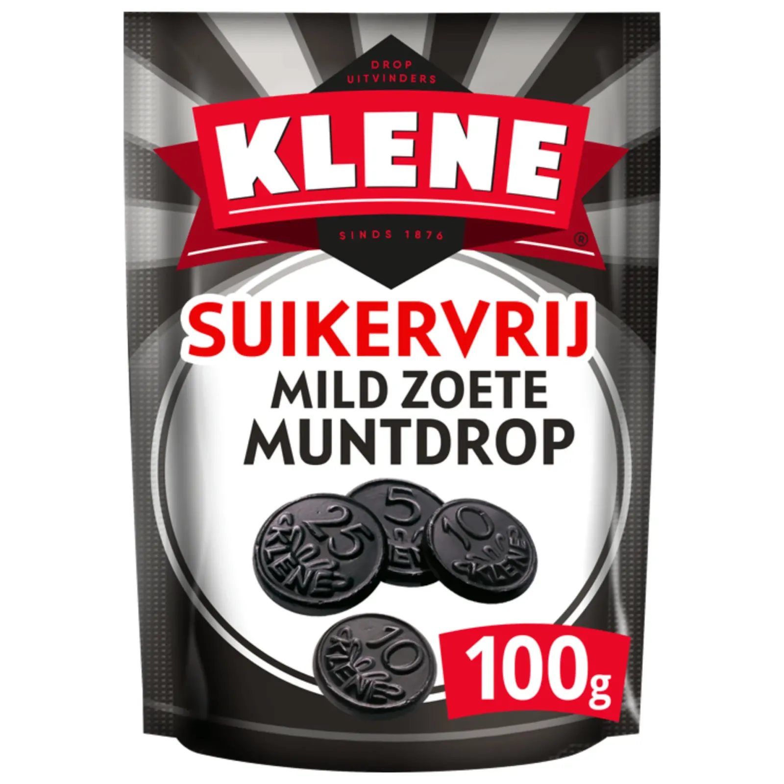 Klene Suikervrij Mild Zoete Muntdrop (12x 100gr) Best