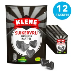 Klene Suikervrij Zoethouten Hartjes (12x 110gr) Outlet