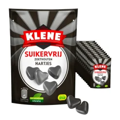 Klene Suikervrij Zoethouten Hartjes (12x 110gr) Outlet