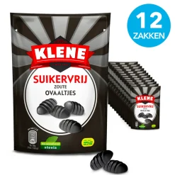 Klene Suikervrij Zoute Ovaaltjes (12x 110gr) Hot