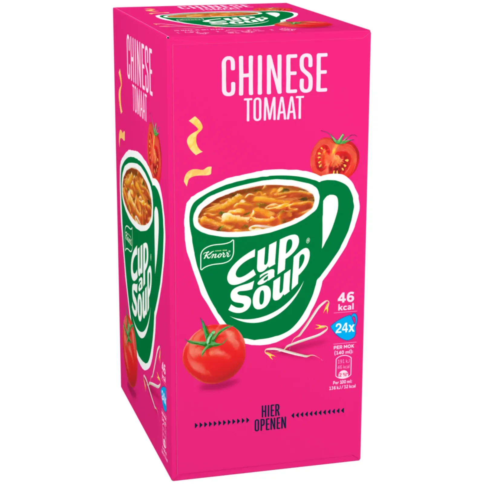 Knorr Cup-a-Soup Chinese Tomaat (24x 140ml) Best