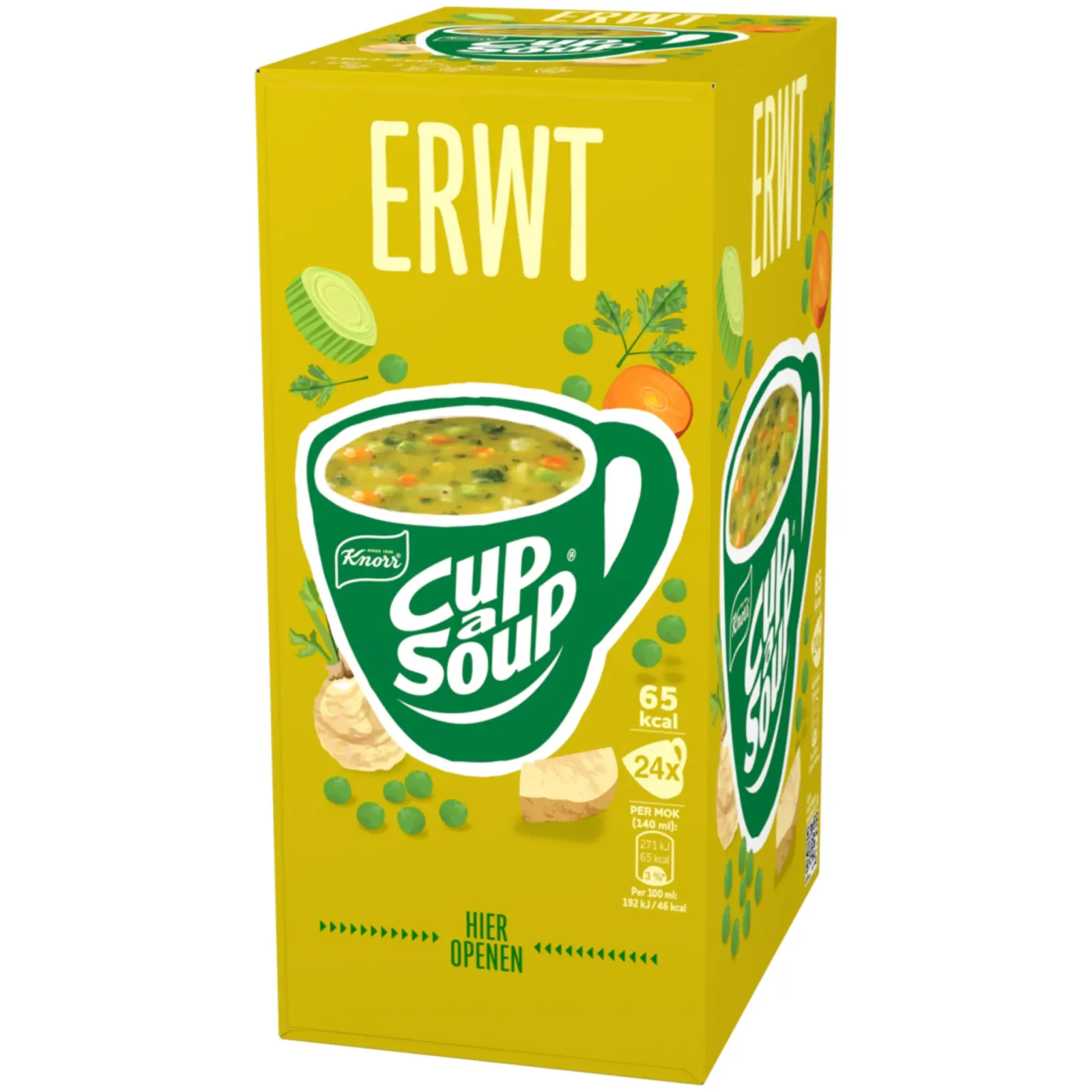 Knorr Cup-a-Soup Erwt (24x 140 ml) Online