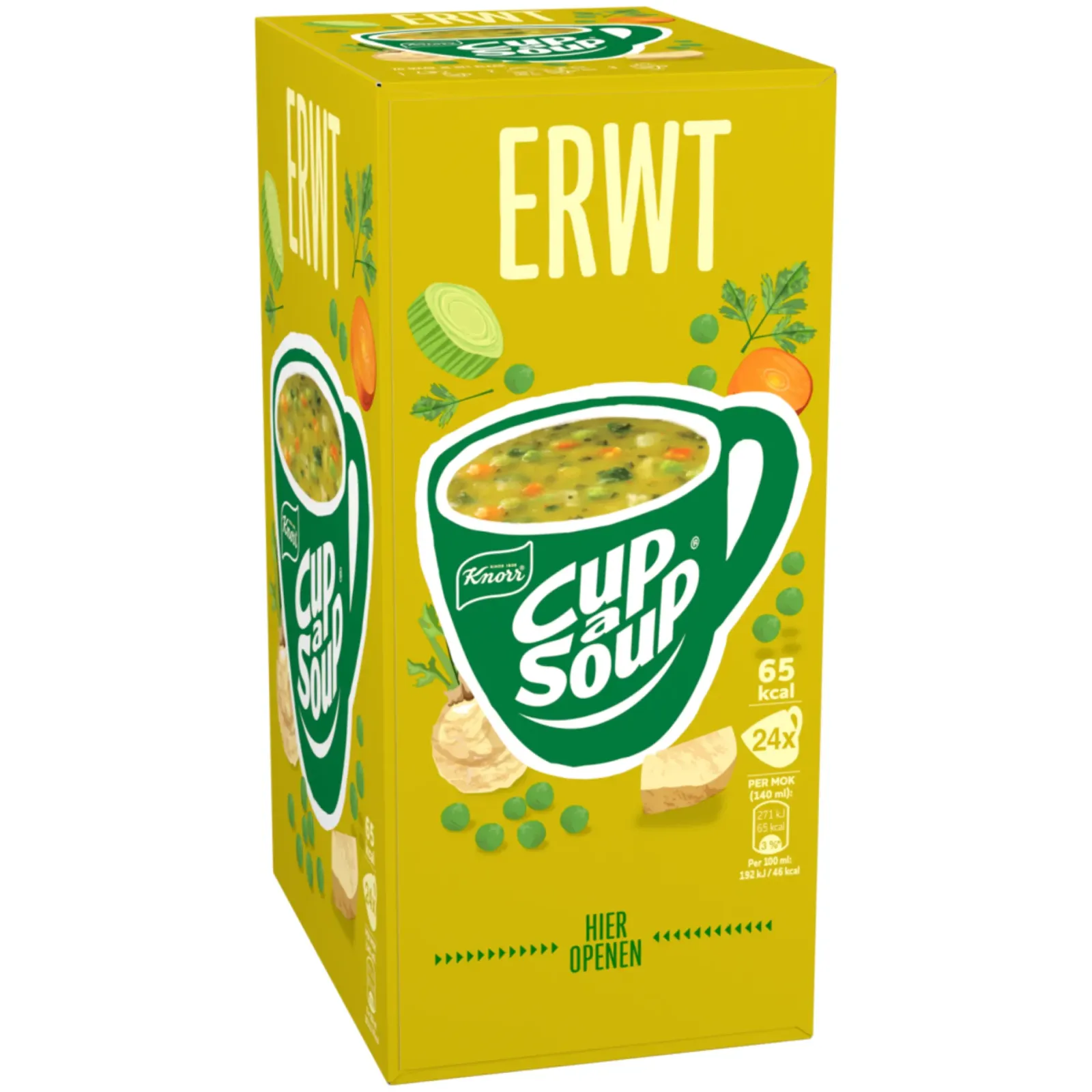 Knorr Cup-a-Soup Erwt (24x 140 ml) Online