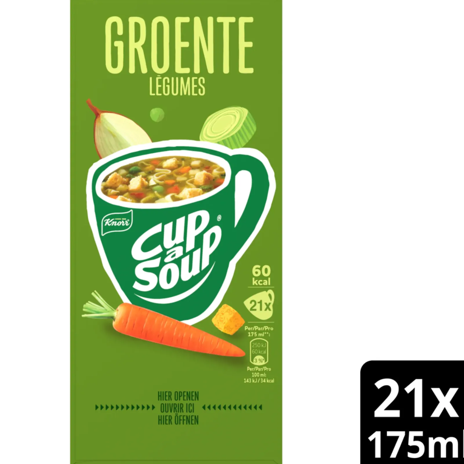 Knorr Cup-a-Soup Groente (21×175 ml) Online