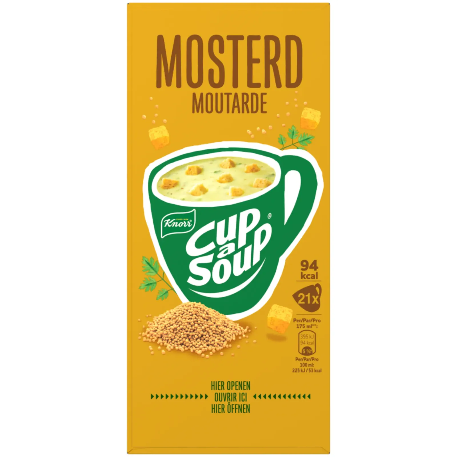Knorr Cup-a-Soup Mosterd (21x 175ml) Clearance