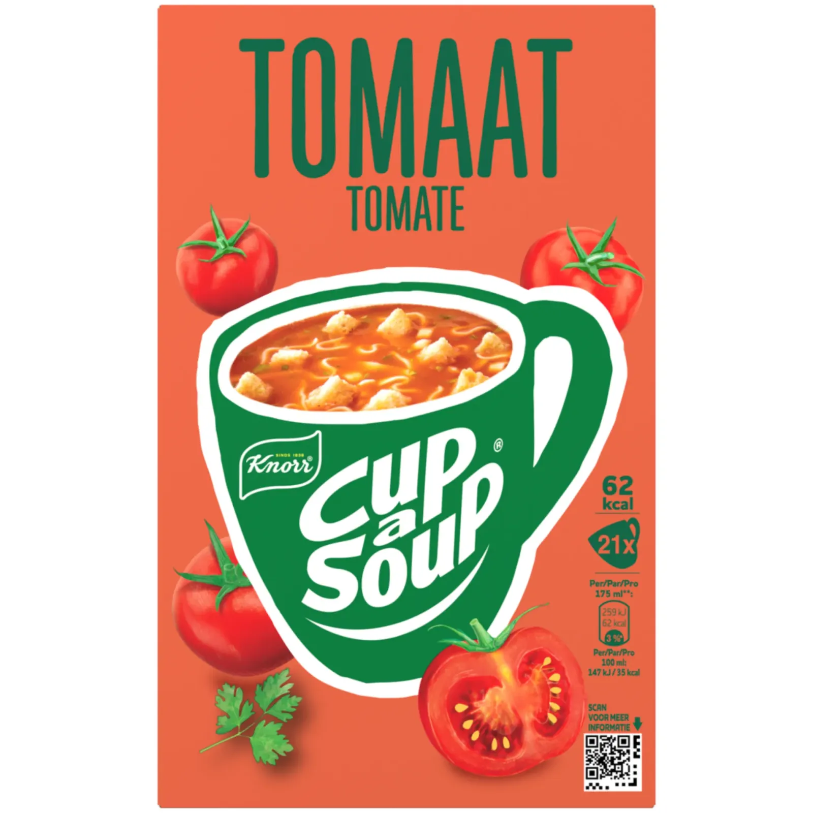 Knorr Cup-a-Soup Tomaat (21x 175ml) New