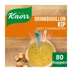 Knorr Drinkbouillon Kip Met Tuinkruiden (80 stuks) Hot