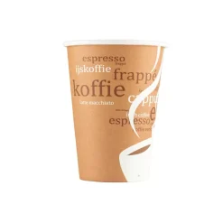 Merkloos Koffiemotief Koffiebeker Karton (2500x 180cc) Hot
