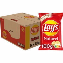 Lay's Lays Chips Naturel (12x 100g) New