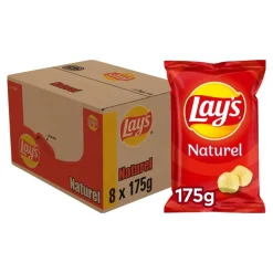 Lay's Lay’s Chips Naturel (8x 175gr) Hot