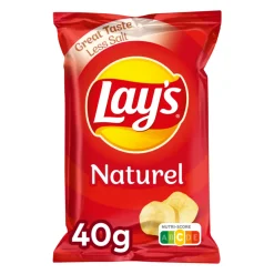 Lay's Lay’s Chips Naturel (20x40gr) Clearance