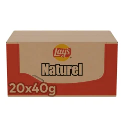 Lay's Lay’s Chips Naturel (20x40gr) Clearance