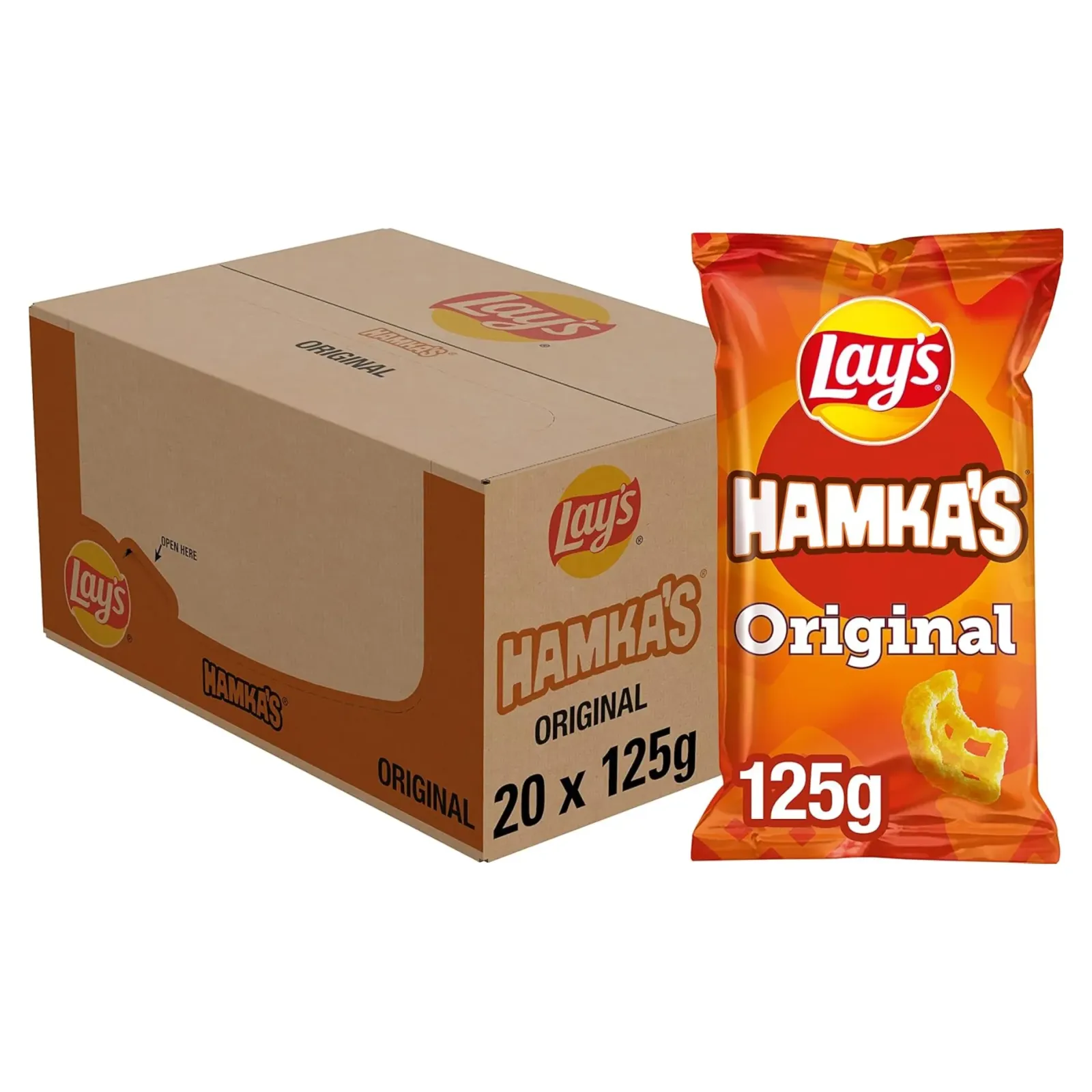 Lay's Lays Hamka’s Original (20x 125gr) Hot