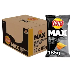 Lay's Lay’s MAX Heinz Tomato Ketchup (10x 185gr) Clearance