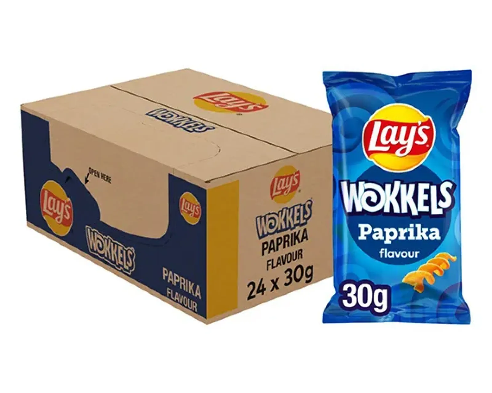 Lay's Lay’s Wokkels Paprika (24x 30gr) Sale