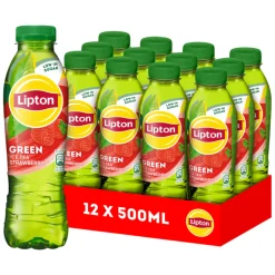 Lipton Ice Tea Green Strawberry PET (12x 500ml)
