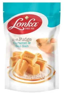 Lonka soft fudge caramel zeezout (8x 180gr) Outlet