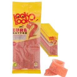 Look o Look Look-O-Look Zure Matten Aardbei (18x125gr) Hot