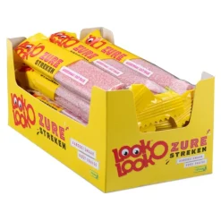 Look o Look Look-O-Look Zure Streken Aardbei (12x 58g)
