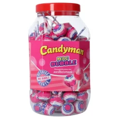 Candyman Mac Bubble Kersen Lollie (100 stuks) Discount