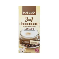 Massimo 3-in-1 Cafe Latte (16x 125gr) New