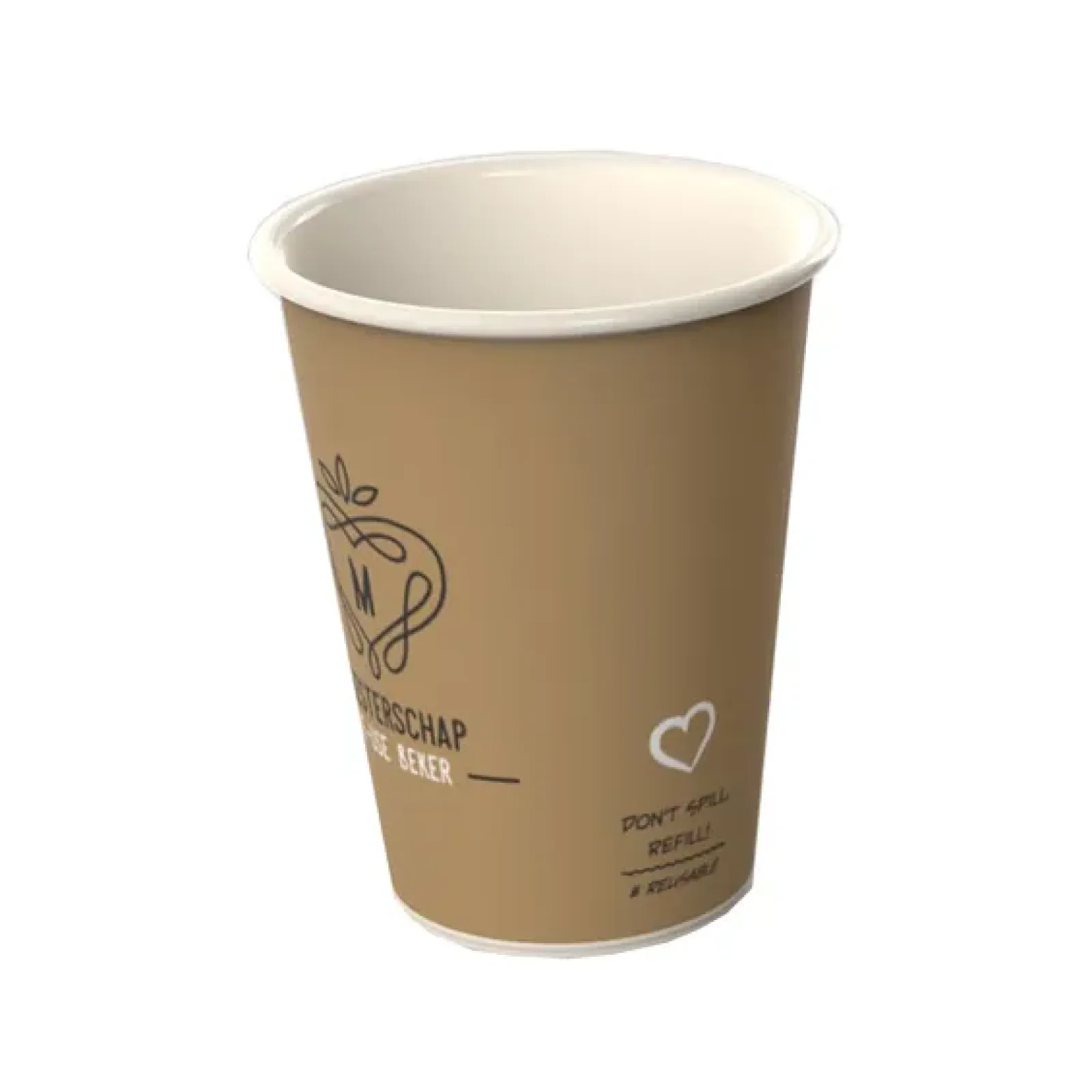 Meesterschap Reusable Plastic Koffiebeker 180cc (20 stuks) Best