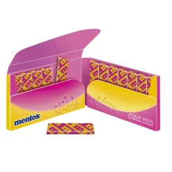 Mentos Kauwgom Aqua Kiss Strawberry Mandarin (20 stuks) Best