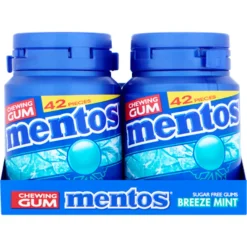 Mentos Kauwgom Breeze Mint Bottle (6x 42 stuks) Hot